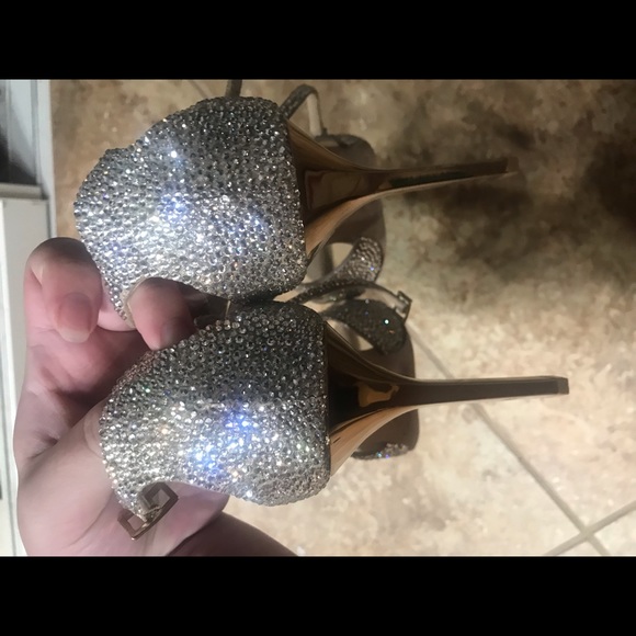 Jimmy choo Lang crystal 100mm ankle strap sandal - Picture 6 of 8